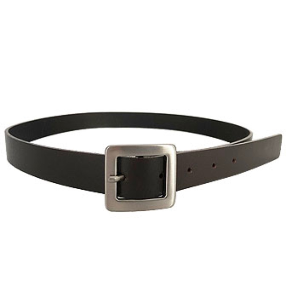 SISLEY 100% Italian Leather Skinny Belt